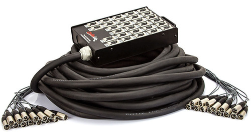 Medusa 28 Vias Com Conectores Xlr Neutrik - 10 Metros