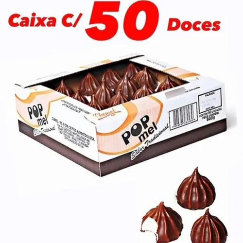 Teta De Nega Pop Mel Doce Clamel Caixa C/50 Uni.