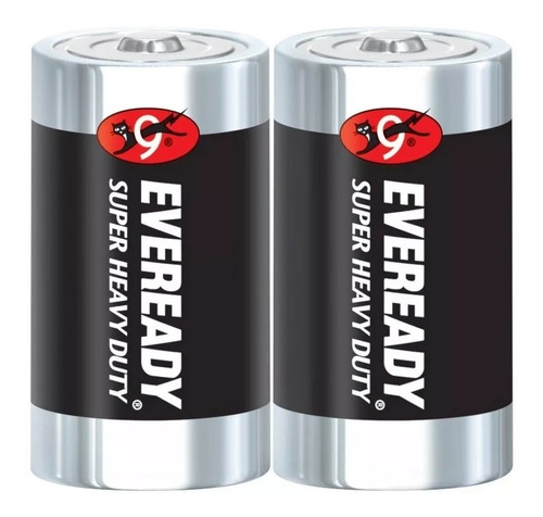 Pack 10 Pilas Eveready D X 2u Blister Zinc Carbón (20u)