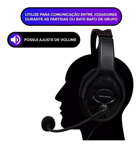 Fone Headset Xbox 360 com Microfone Ideal Para Jogos Online – Azimps Loja