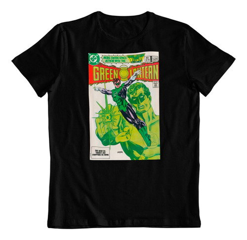 Polera Algodon Estampada Dtf Linterna Verde Superheroe Dc