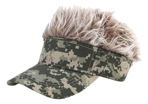 Gorra De De Visera Ajustable Unisex Con Pelo Falso De Moda