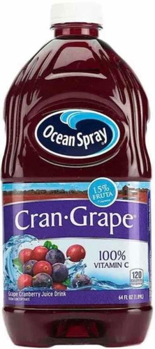 Jugo Ocean Spray Cran-grape X 1.89 Lts - mL a $19