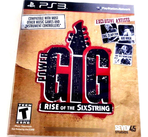 Rise Of The Sixstring Standard Edition Ps3 Físico Sellado