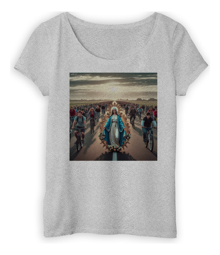 Musculosa Mujer Virgen Lujan Camiando Peregrinacion