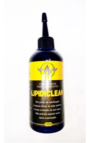 Óleo Lubrificantes Para Corrente Bicicleta 120ml Lipidiclean