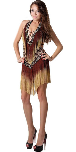 Vestido De Baile De Samba Para Mujer, Vestido De Salsa D [u]