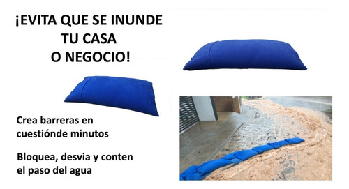 Imagen 4 de 5 de Paq 6 Barreras Para Evitar Inundaciones Stopi Diamante Plus