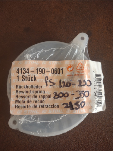 Resorte / Guaya De Retraccion / Arranque / Yoyo / Stihl 450