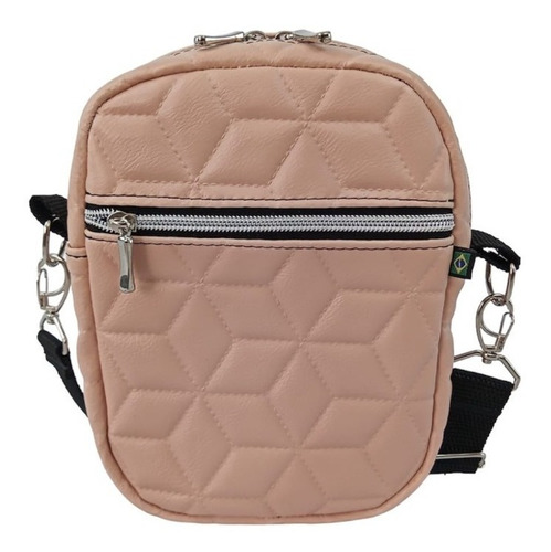 Mini Bolsa Transversal Shoulder Bag Pochete Couro Sintético