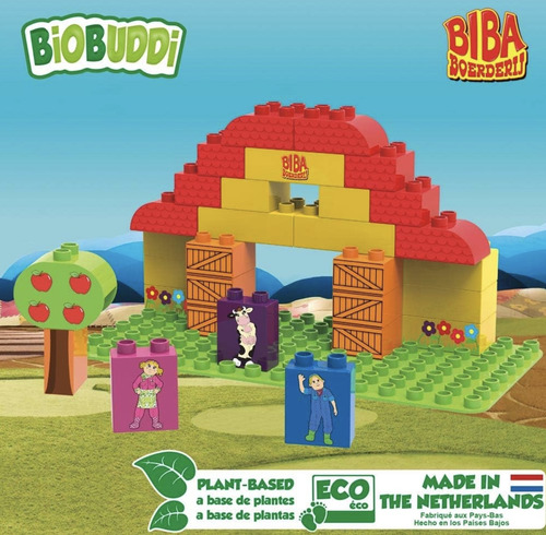 Juguete Bloque Biobuddi Granja 31 Pzs