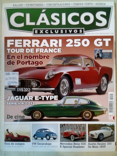 Revista Clásicos Exclusivos Ferrari 250gt Jaguar E-type #49