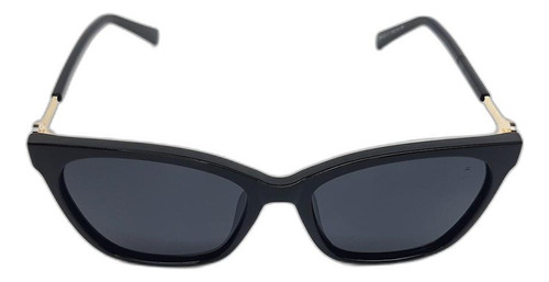 Óculos De Sol Feminino Quadrado Preto Proteção Uv Jhv 184
