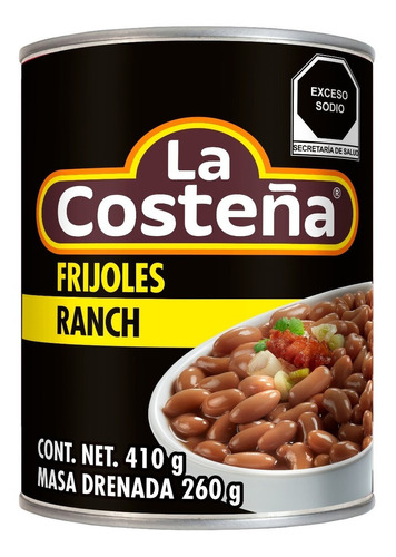 Frijoles La Costeña Ranch 410grs