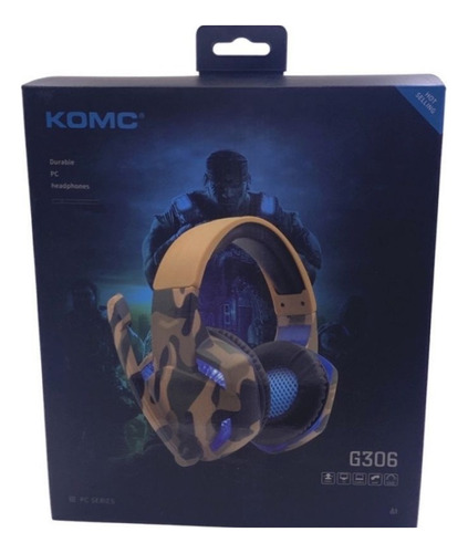 Audifonos Gamer Komc G305 Con Microfono Pc Ps4 Ps3 Tienda