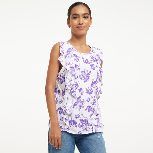 Blusa Mujer Ostu M/s Morado Viscosa 40120726-4015