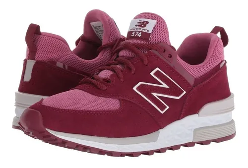 Zapatillas New Balance Mujer Bordo Rosa Dep