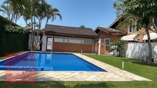 Casa Com Piscina, 5 Dormitórios À Venda, 209 M² Por R$ 750.000 - Cibratel Ii - Itanhaém/sp - Ca1625