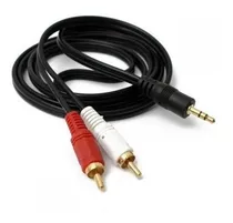 Comprar Cable Auxiliar 3.5mm A Rca Macho Estéreo 1,5mts X 4 Unidades