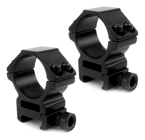 2 Anillos Tacticos Monturas Caza Montajes Pistola Rifle Arma