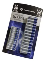 Comprar Pila Alcalina Member's Mark Aa 26 Pzas\u002Faaa 22 Pzas