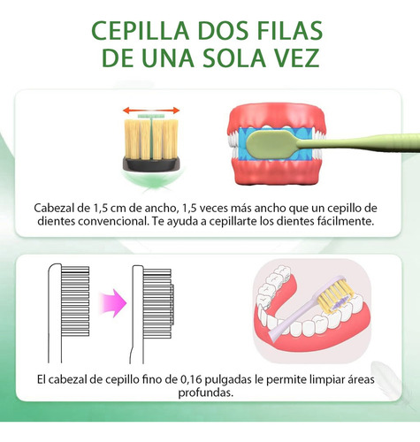 8pzs Cepillo De Dientes Para Niños Y Adulto