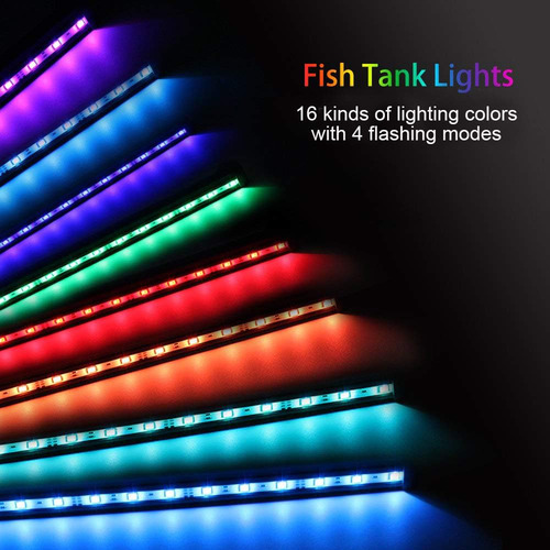 Mq 8-36 In Luz Led Sumergible Para Acuarios, Cambio De Co...