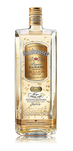 Licor Goldwasser Danzig Aleman Con Laminas De Oro 750ml