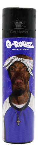Caixa De Isqueiro G-rollz Pets Rock Azul
