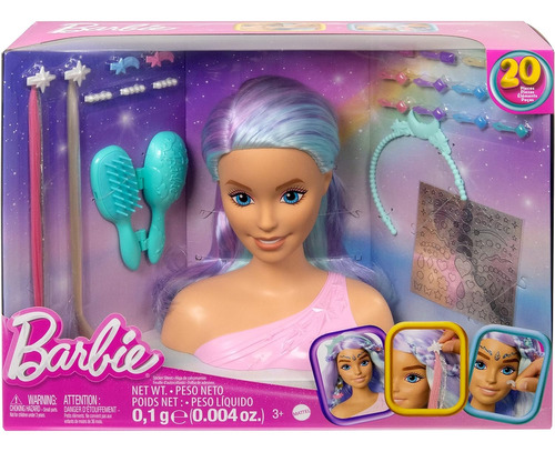 Barbie Cabeza Para Peinar Cuento De Hadas Cabello Morado