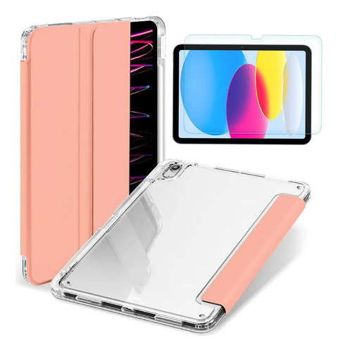 Funda + Vidrio Para iPad 10th Gen 10,9' A2696 C/slot Pencil