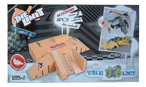 (8092a) Kit De Parque De Patinaje, Piezas De Rampa Para Tech