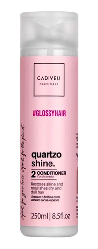 Condicionador Quartzo Shine Cadiveu 250ml Cabelos Ressecados