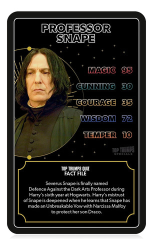 Juego De Cartas Top Trumps Harry Potter Hogwards - Juegos Fa
