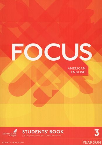 Focus 3 (American) - Student's Book, de Jones, Vaughan. Editorial Pearson, tapa blanda en inglés americano, 2019
