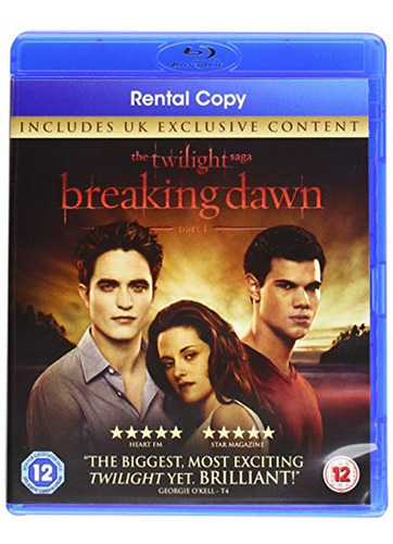 Crepúsculo Amanecer Parte 1 [blu-ray]