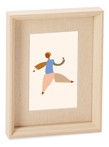 Porta Retrato Mdf Com Linho 10x15cm - Mart