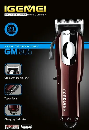 Maquina De Afeitar Cortadora De Cabello Profesional + Capa