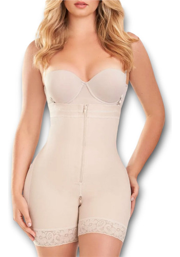 Faja Strapless Tipo Short Con Cierre Ann Chery 1102