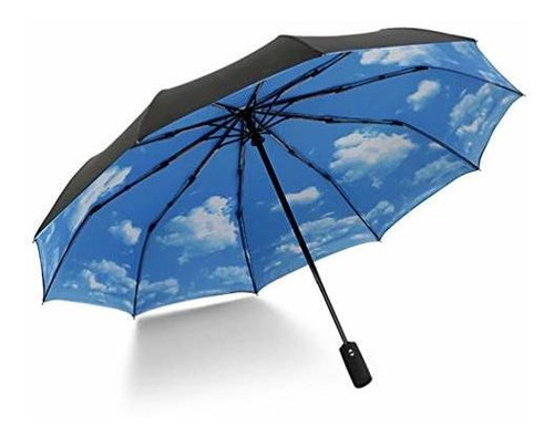 Sombrilla O Paraguas - Windproof Travel Umbrella,auto Open C