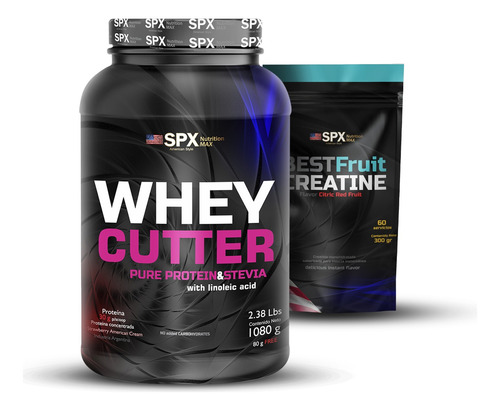 Whey Cutter Spx 1080gr + Creatina Saborizada Spx 300gr