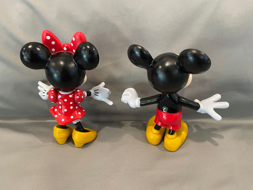 Figuras De Disney Micky Mouse Y Mimi 20 Cm (Usado)