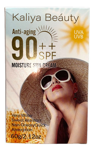 Protector Solar Spf 90 Antiedad Resistente Al Agua Y Sudor