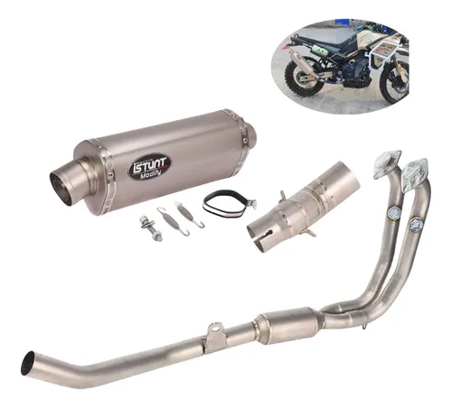 Silenciador De Escape Moto Para Cfmoto 450mt Titanium Alloy