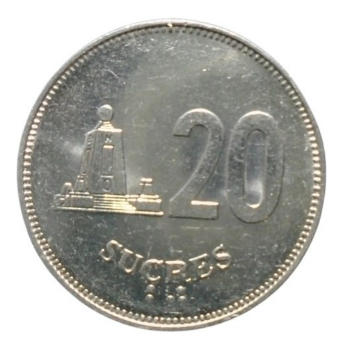 Ecuador 20 Sucres 1991  R2v#2