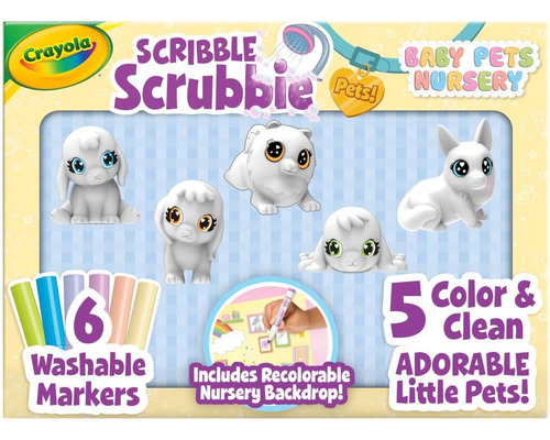 Crayola Scribble Scrubbie Baby Pets Nursery, Juguetes De Ani