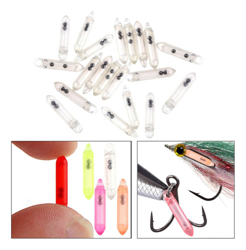 20x Cañadores De Pesca Accesorios De Pesca Claro