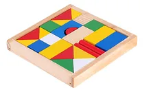Comprar Bloques De Construcción De Madera Geometría Bloques De