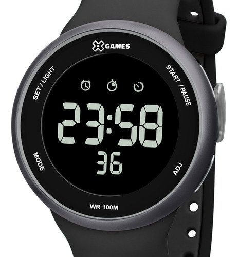 Relógio Masculino Digital Azul X-games Silicone Original +nf
