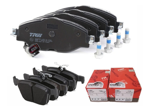 Kit Balatas Trw Jetta A7 Mk7 1.4 Tsi Delanteras Y Traseras 